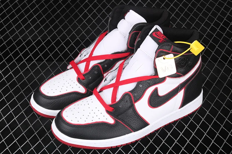 All categories Air Jordan Jordan series basketball shoes Air Jordan 1 High Air Jordan 1 RETRO HIGH OG AJ1 Joe 1 new black and red high frequency flying wing LOGO 555088-062